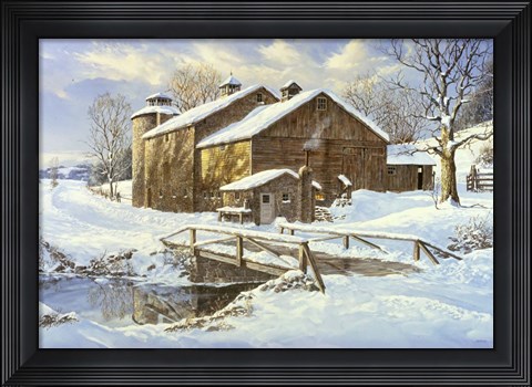 Framed Fresh Snow Print