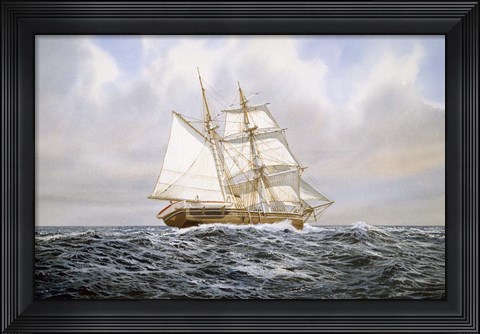 Framed Brigantine Print