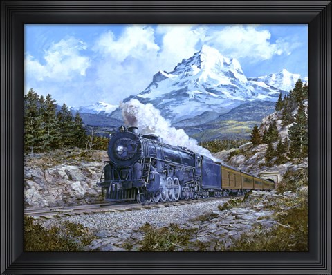Framed Locomotive 4 Print