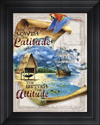 Framed Better Attitude Print