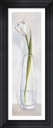 Framed Vaso con Tulipano Print