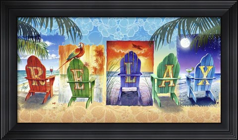 Framed Relax Chairs Print