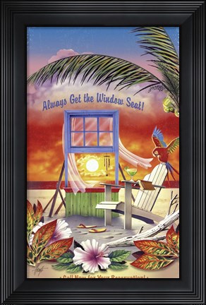 Framed Window Seat Print