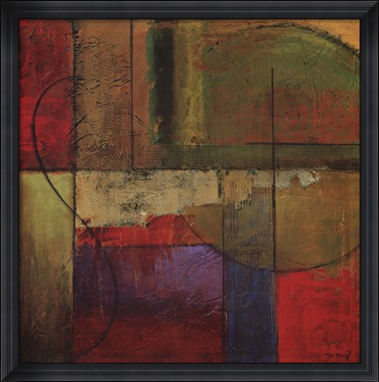 Framed Opulent Relief I Print