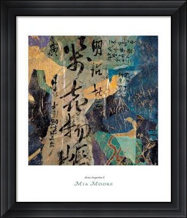 Framed Asian Composition II Print