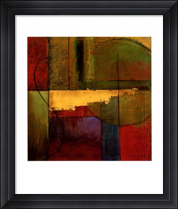 Framed Opulent Relief I Print
