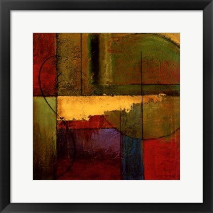 Framed Opulent Relief I Print