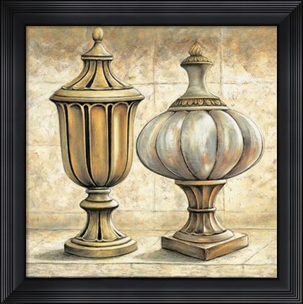 Framed Golden Classic I Print