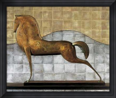 Framed Horse II Print