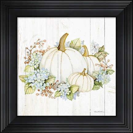 Framed Autumn Elegance I Gold Print