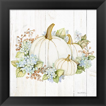 Framed Autumn Elegance I Gold Print