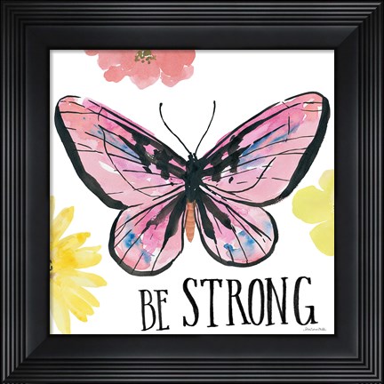 Framed Beautiful Butterfly I Print
