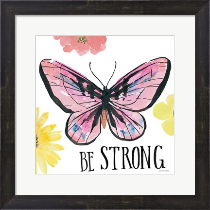 Framed Beautiful Butterfly I Print