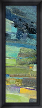 Framed View of the Coast Panel I Print