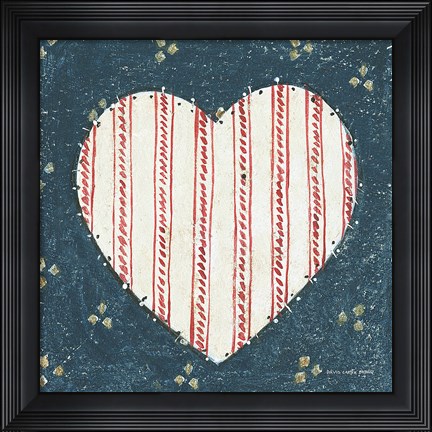 Framed Americana Quilt I Print