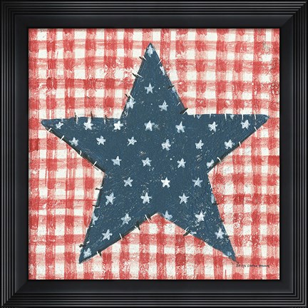 Framed Americana Quilt II Print