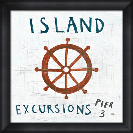 Framed Ahoy VIII Print
