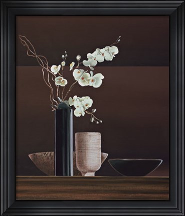 Framed Ikebana I Print