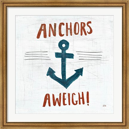 Framed Ahoy VI Print