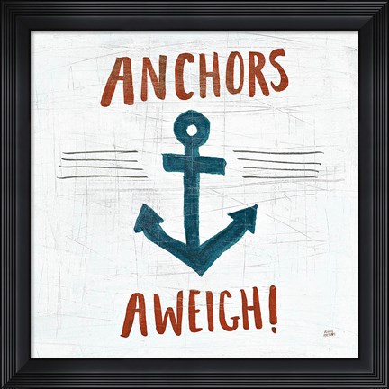Framed Ahoy VI Print