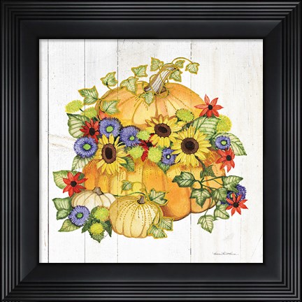 Framed Autumn Days IV Gold Print