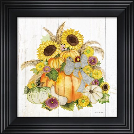 Framed Autumn Days I Gold Print