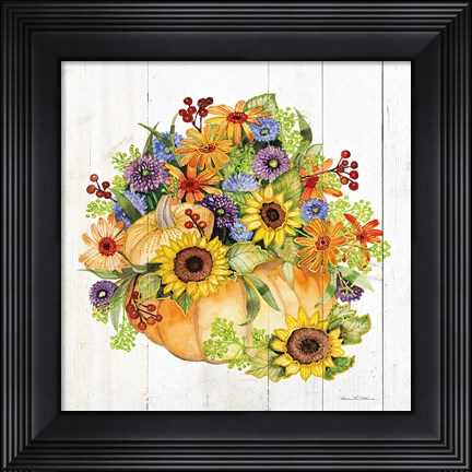 Framed Autumn Days II Gold Print