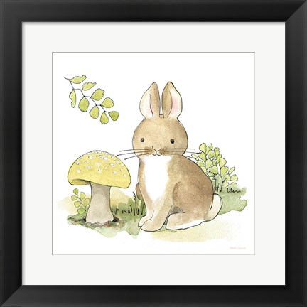 Framed Baby Woodland IV Print