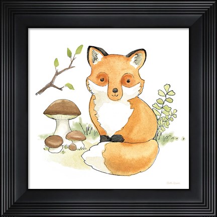 Framed Baby Woodland I Print