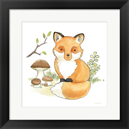 Framed Baby Woodland I Print