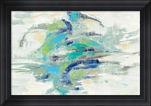 Framed River Whirlpool Print