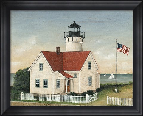 Framed Lighthouse Keepers Home Print