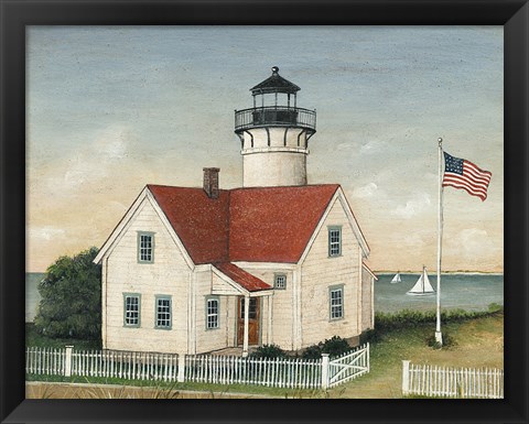 Framed Lighthouse Keepers Home Print