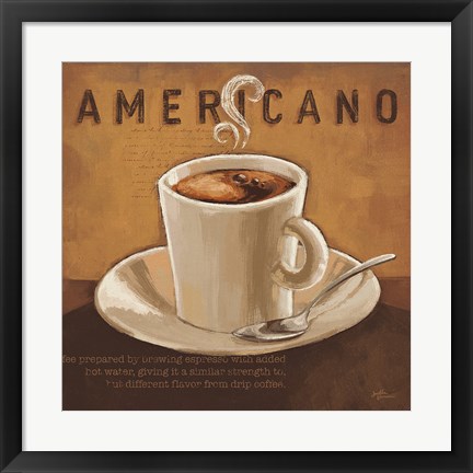 Framed Coffee and Co II Print