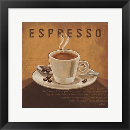 Framed Coffee and Co III Print