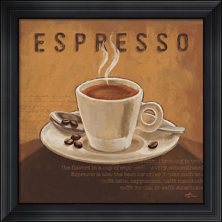 Framed Coffee and Co III Print