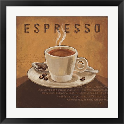 Framed Coffee and Co III Print