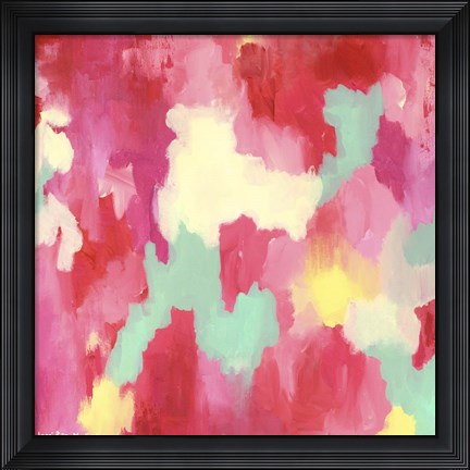 Framed Candy Clouds - Abstract Print