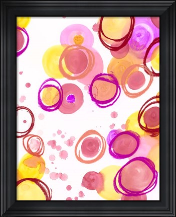 Framed Candy Dots Print
