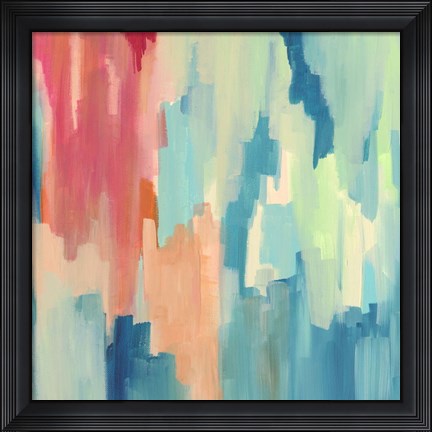 Framed Color Theory Abstract Print