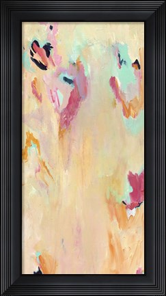 Framed Tangerine Mist - Abstract Print