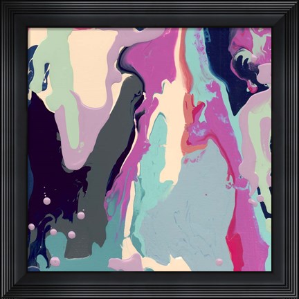 Framed Pour - Abstract Print