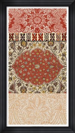 Framed Bohemian Tapestry II Print