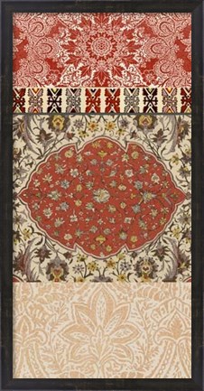 Framed Bohemian Tapestry II Print