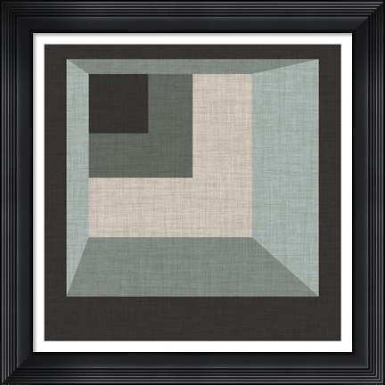 Framed Geometric Perspective I Print