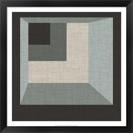 Framed Geometric Perspective I Print