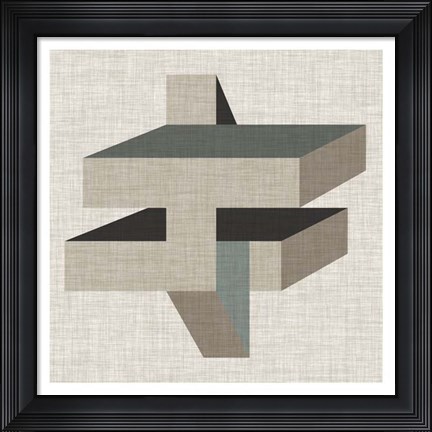 Framed Geometric Perspective II Print