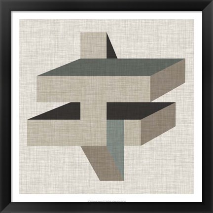 Framed Geometric Perspective II Print