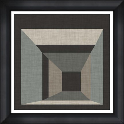 Framed Geometric Perspective III Print