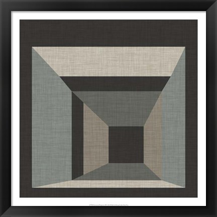Framed Geometric Perspective III Print